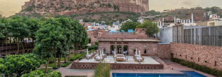 Luxury stay in Jodhpur overlooking the iconic Mehrangarh Fort